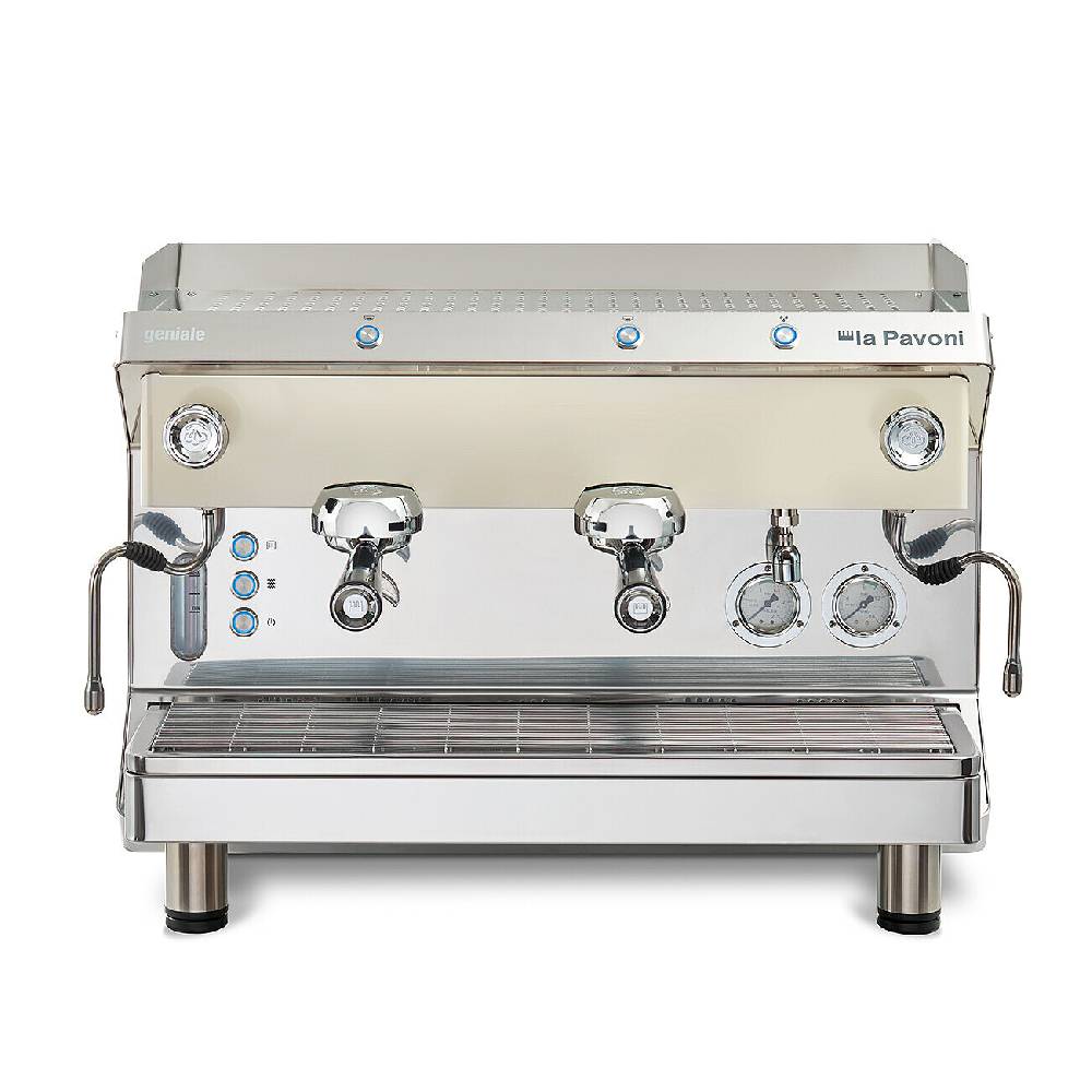 La Pavoni GENIALE SEMIAUTOMATICA 2 GRUPPI BIANCA Outlet