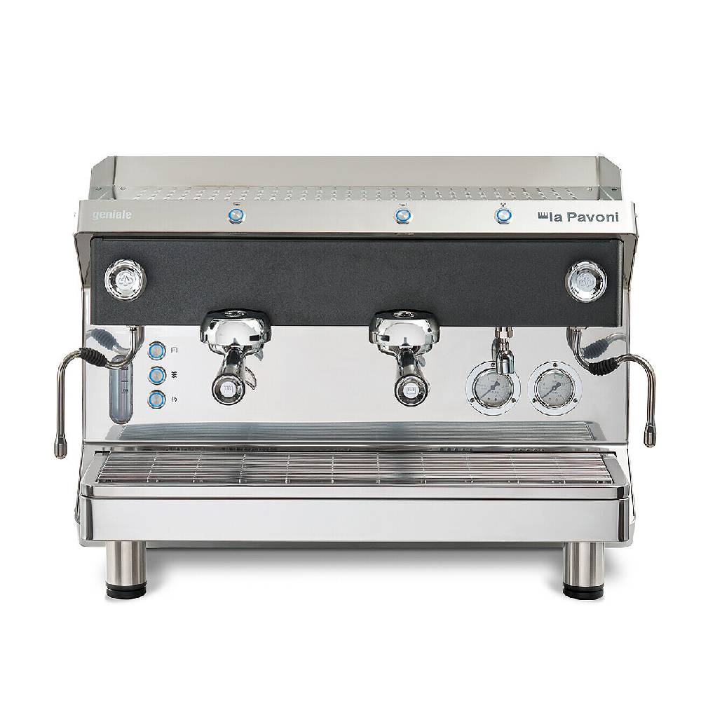 La Pavoni GENIALE SEMIAUTOMATICA 2 GRUPPI NERA In Vendita