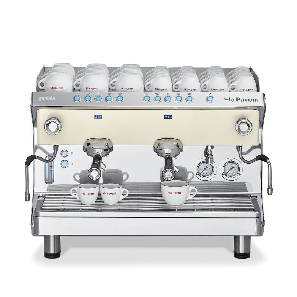 La Pavoni GENIALE VOLUMETRICA 2 GRUPPI BIANCA Saldi