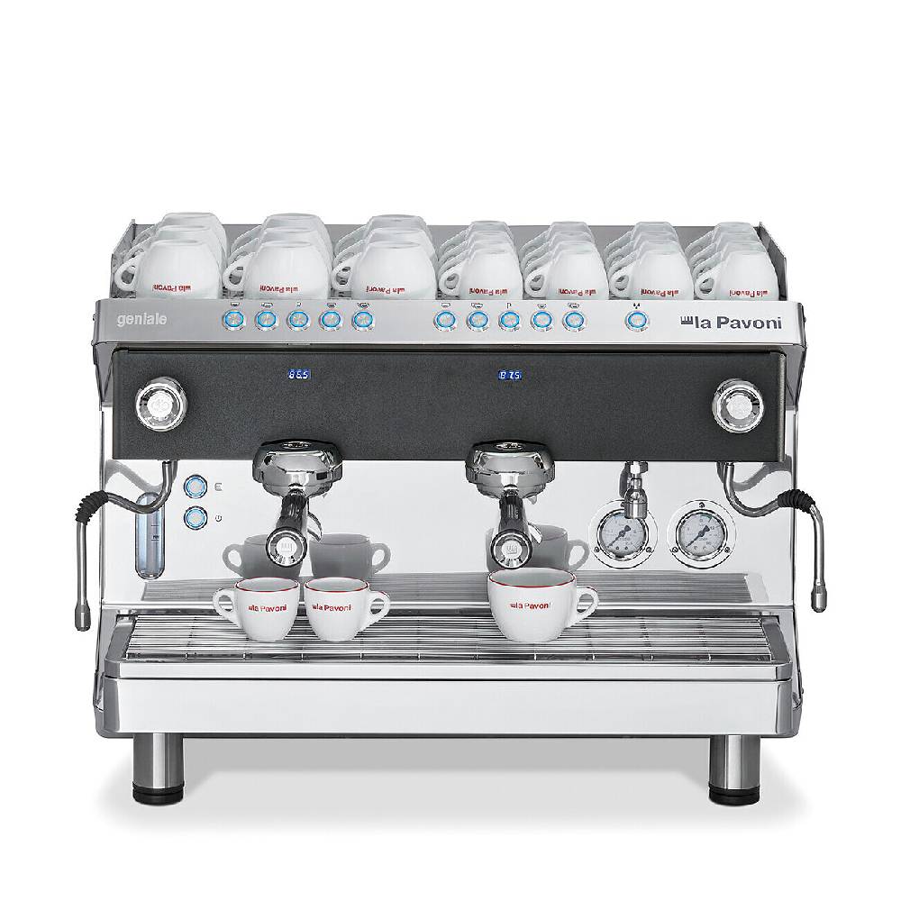 La Pavoni GENIALE VOLUMETRICA 2 GRUPPI NERA Offerte