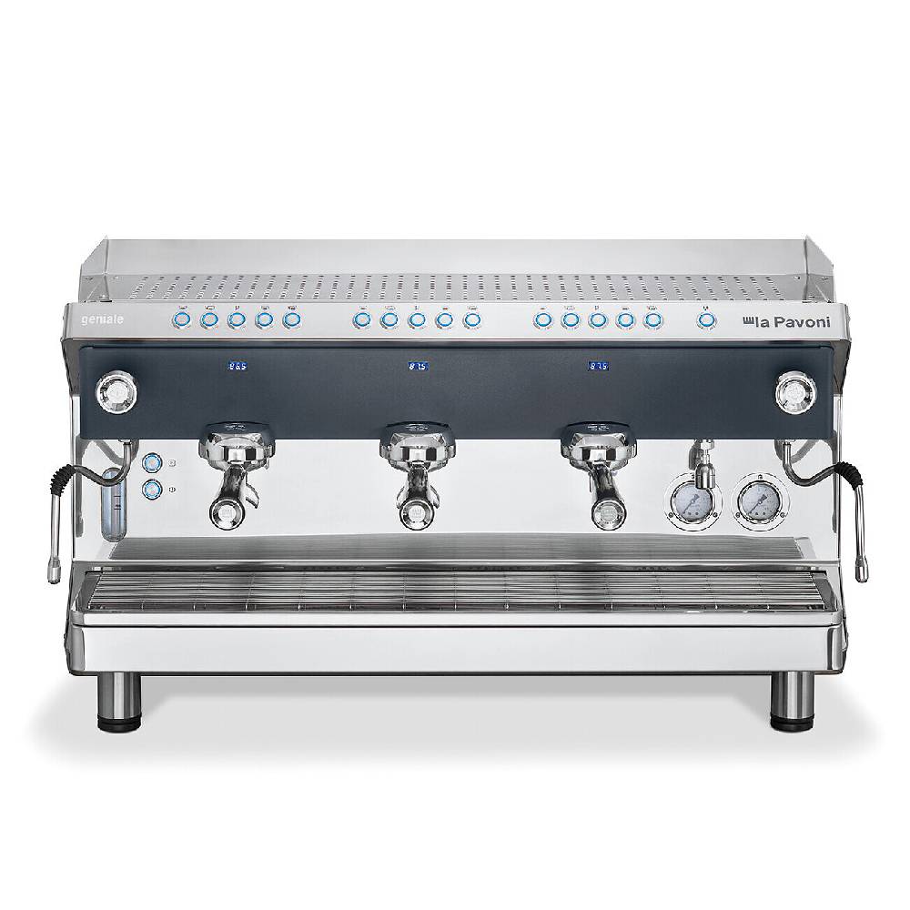 La Pavoni GENIALE VOLUMETRICA 3 GRUPPI NERA Vendita Economica