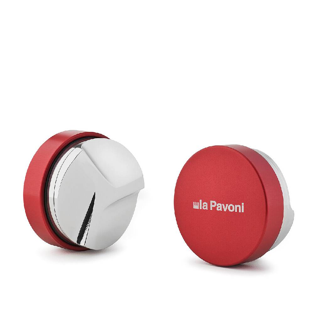 La Pavoni LIVELLATORE SEMIPRO ROSSO CON LOGO PER PORTAFILTRO MACCHINA SEMIPROFESSIONALE 2025