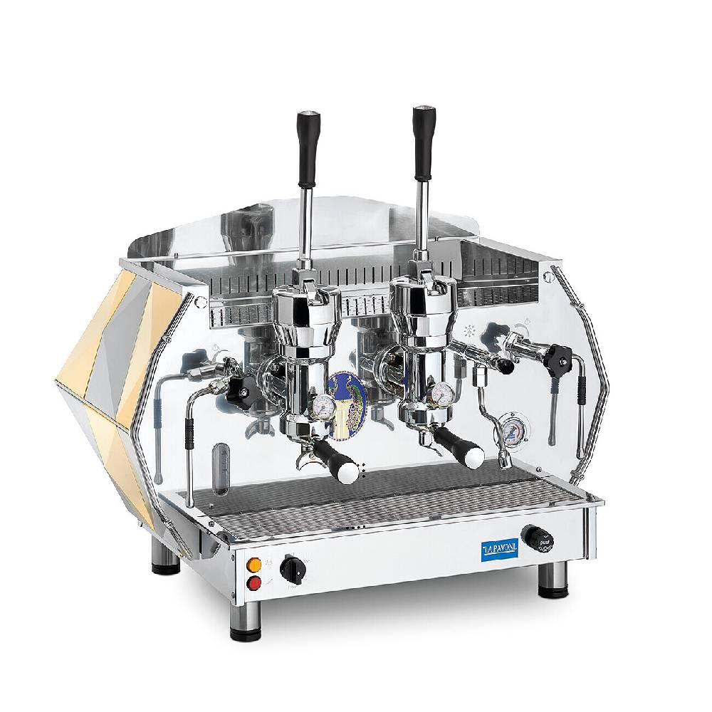 La Pavoni DIAMANTE LEVA 2 GRUPPI ORO Consegna Veloce