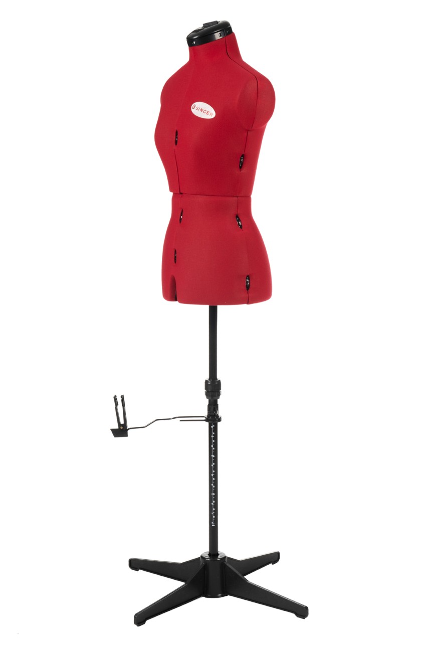 Shopty Manichino sartoriale regolabile FG952 Singer - Busto da sarta Small Medium Taglie 40/42 44 46 48 Nuova