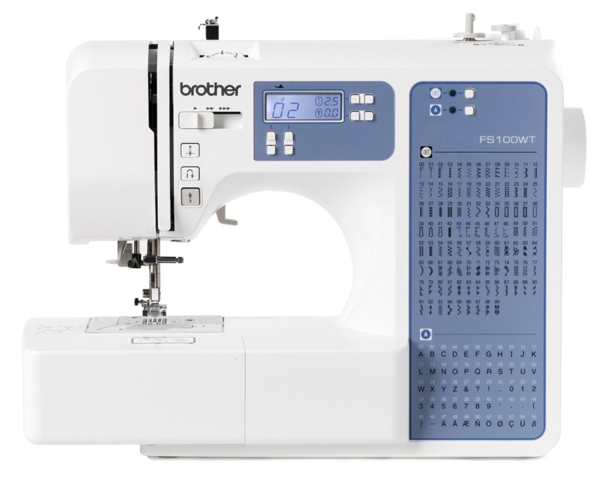 Shopty Macchina per cucire elettronica Brother FS100WT - Tavolo prolunga incluso In Saldo