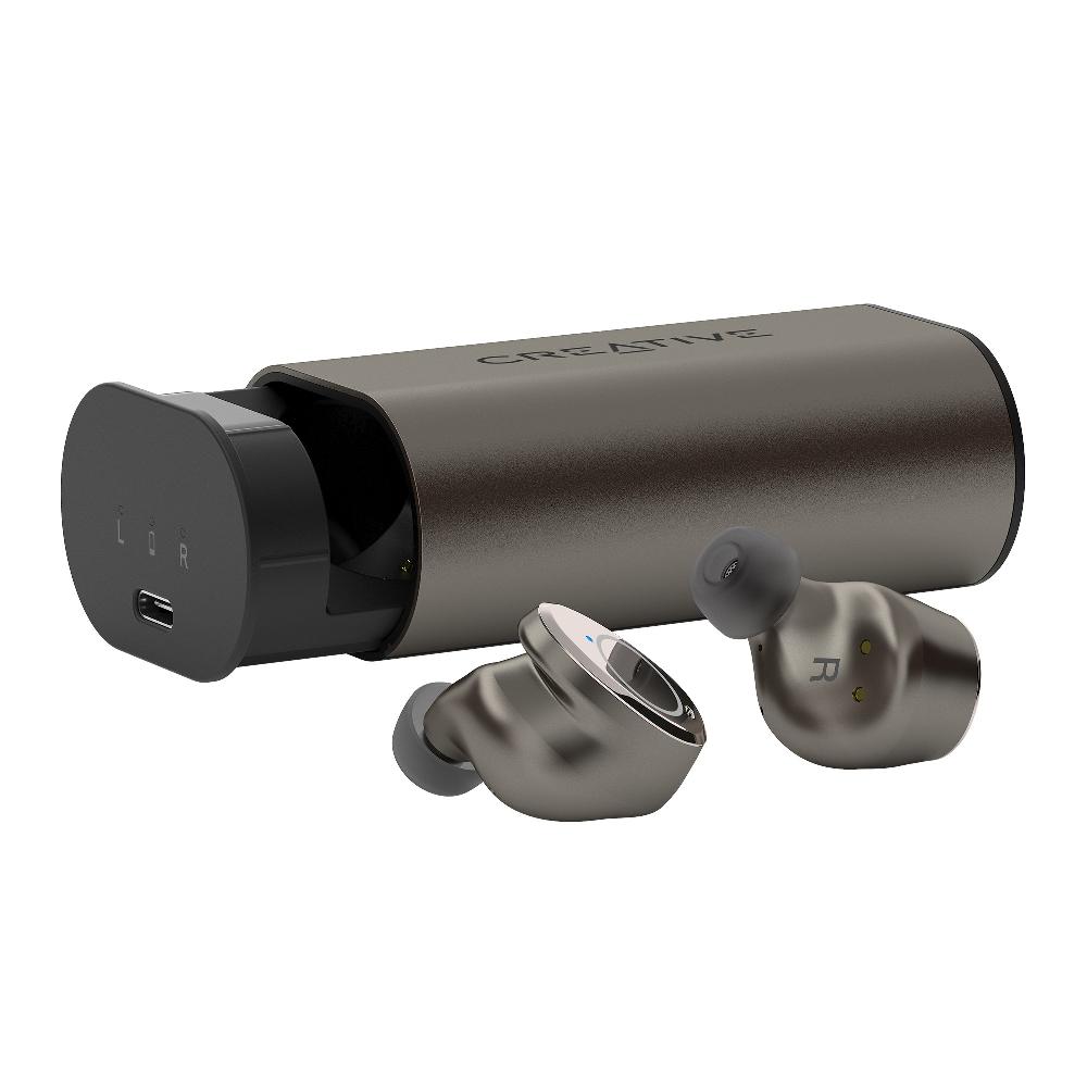 Creative Outlier Pro Cuffie intrauricolari True Wireless resistenti al sudore con ANC ibrido Vendita