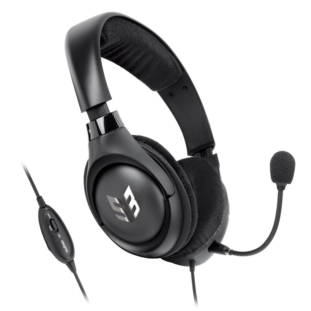 Creative Sound Blaster Blaze V2 Cuffie da gaming over-ear con microfono staccabile e cancellazione del rumore Fino Al -60%