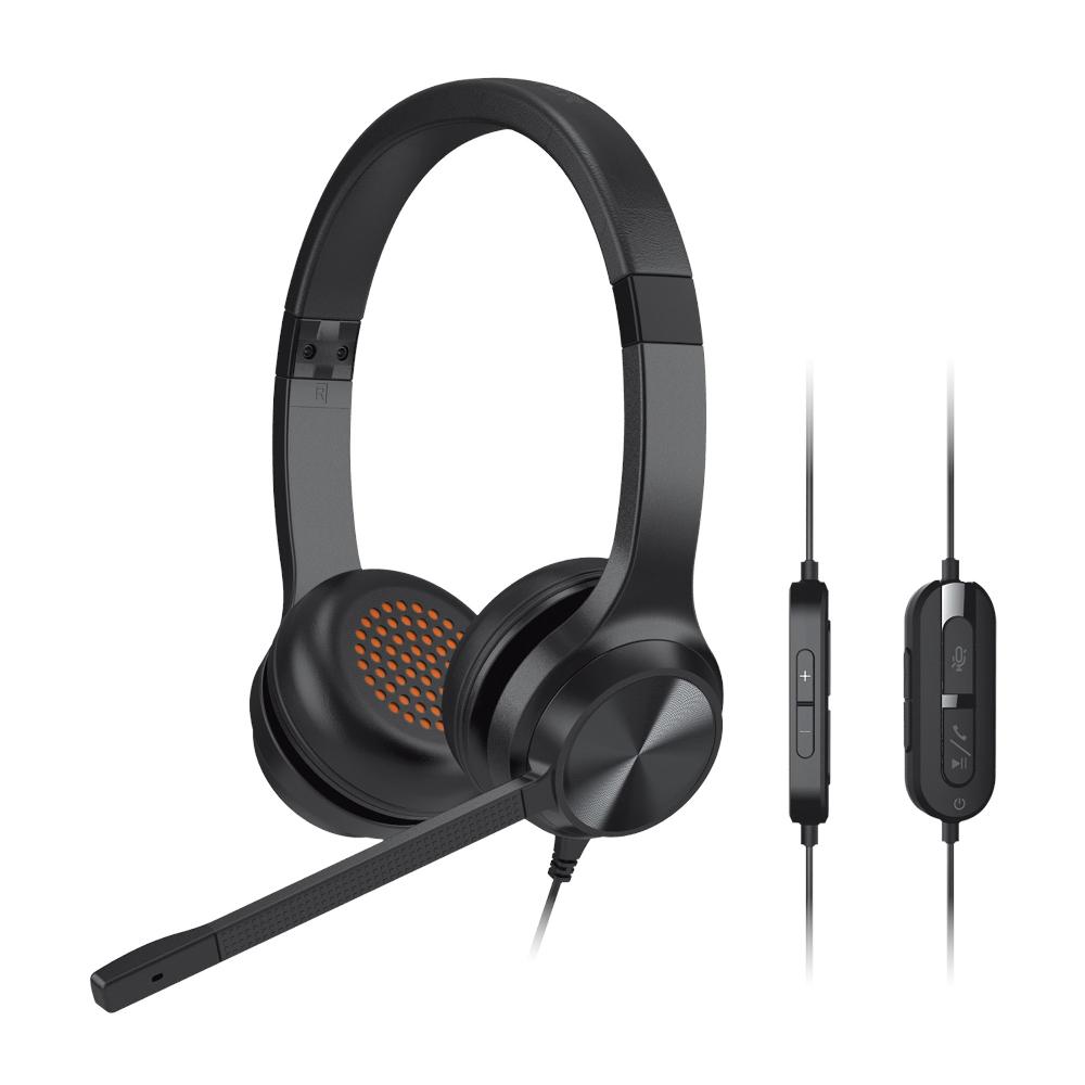 Creative Chat USB Cuffie on-ear con microfono a cancellazione del rumore swivel-to-mute e SmartComms Kit Prezzo Ridotto
