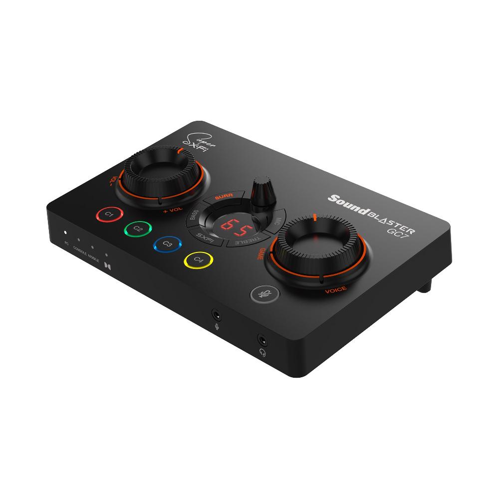 Creative Sound Blaster GC7 DAC e amplificatore USB per streaming di gioco con pulsanti programmabili e Super X-Fi Hotsell