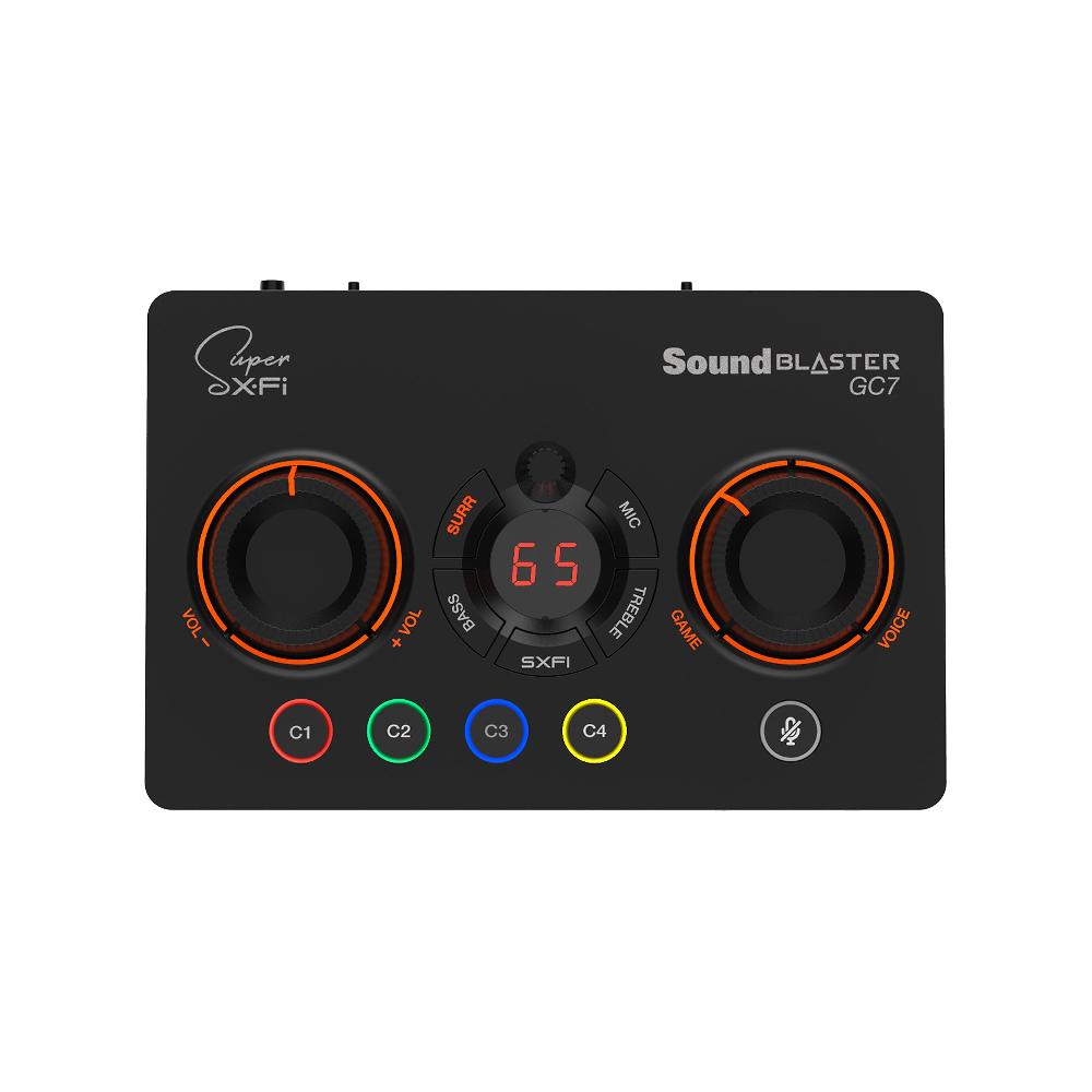 Creative Sound Blaster GC7 DAC e amplificatore USB per streaming di gioco con pulsanti programmabili e Super X-Fi Hotsell