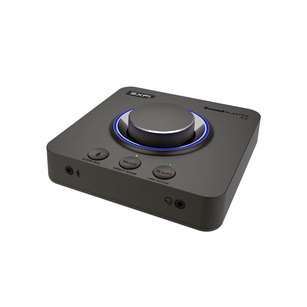 Creative Sound Blaster X4 Scheda audio DAC e amplificatore USB esterno 7.1 ad alta risoluzione con tecnologia Super X-Fi® e SmartComms Kit