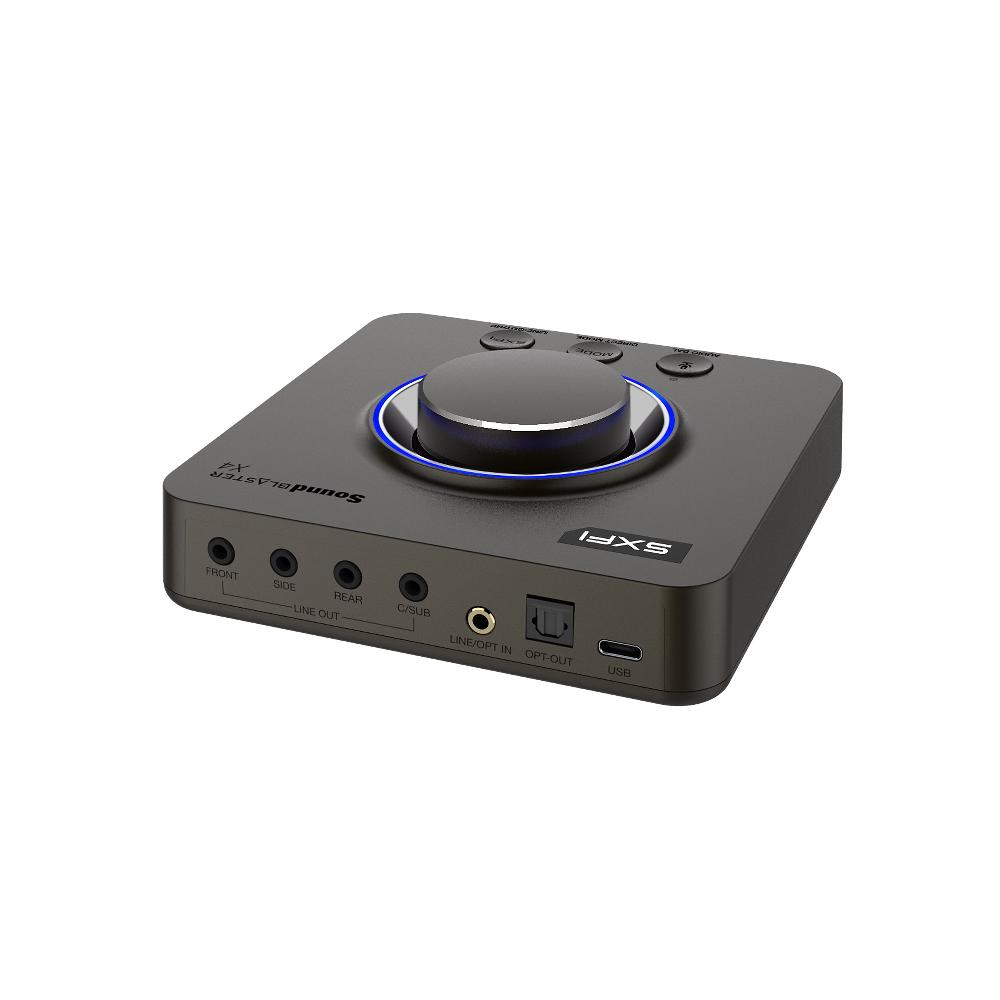 Creative Sound Blaster X4 Scheda audio DAC e amplificatore USB esterno 7.1 ad alta risoluzione con tecnologia Super X-Fi® e SmartComms Kit Vendite Flash