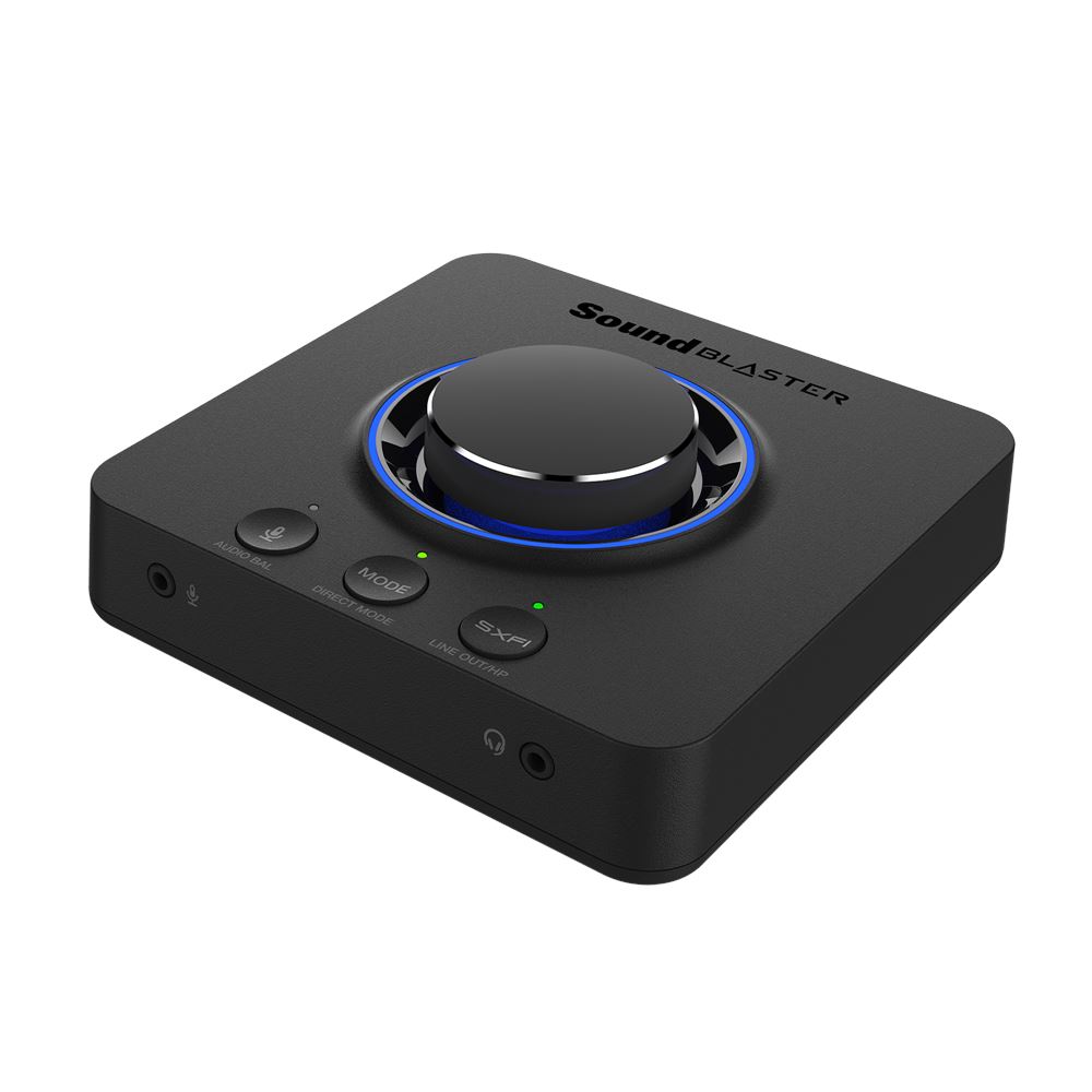 Creative Sound Blaster X3 Scheda audio DAC e amplificatore USB esterno 7.1 ad alta risoluzione con tecnologia Super X-Fi® per PC e Mac