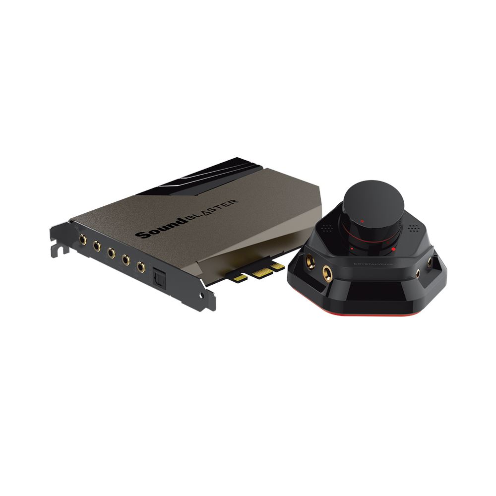 Creative Sound Blaster AE-7 DAC PCI-e ed amp ad alta risoluzione e scheda audio con biamplificatore Xamp discreto per cuffie e Audio Control Module Italy