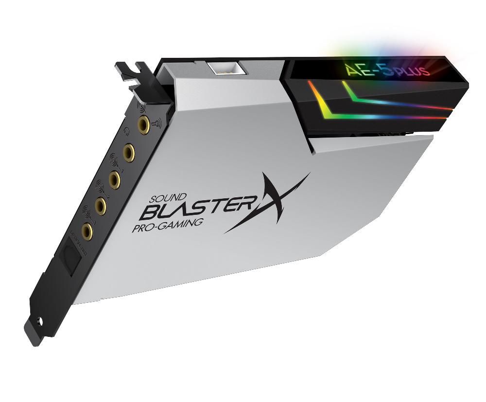 Creative Sound BlasterX AE-5 Plus Pure Edition Scheda audio e DAC da gaming PCI-e ad alta risoluzione con illuminazione RGB codifiche Dolby Digital Live e DTS Italia