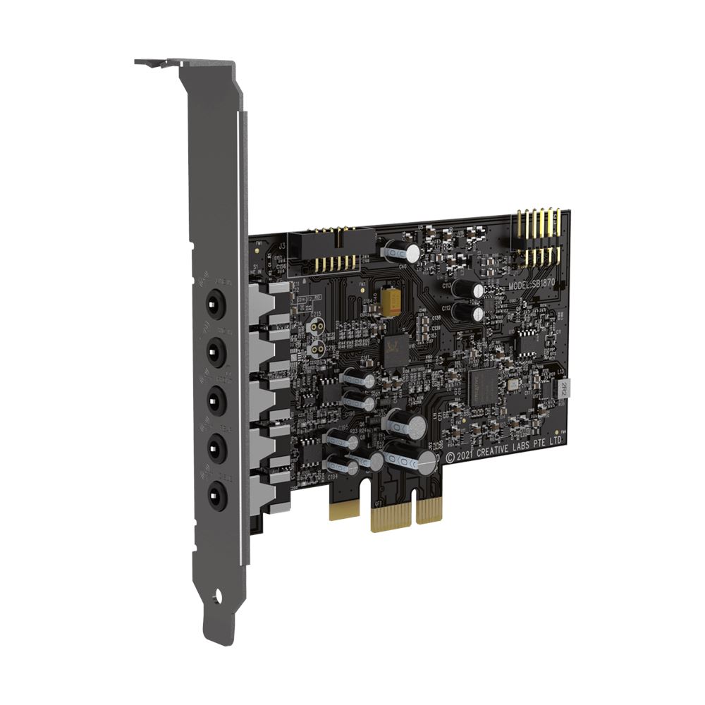 Creative Sound Blaster Audigy Fx V2 Scheda audio Hi-res 5.1 PCI-e aggiornabile con SmartComms Kit Qualità