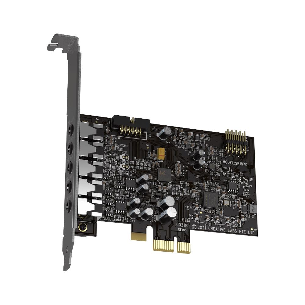 Creative Sound Blaster Audigy Fx V2 Scheda audio Hi-res 5.1 PCI-e aggiornabile con SmartComms Kit Qualità