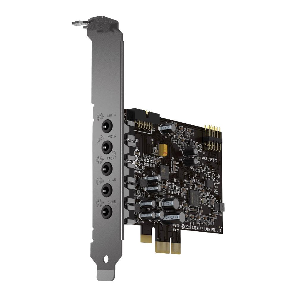 Creative Sound Blaster Audigy Fx V2 Scheda audio Hi-res 5.1 PCI-e aggiornabile con SmartComms Kit Qualità