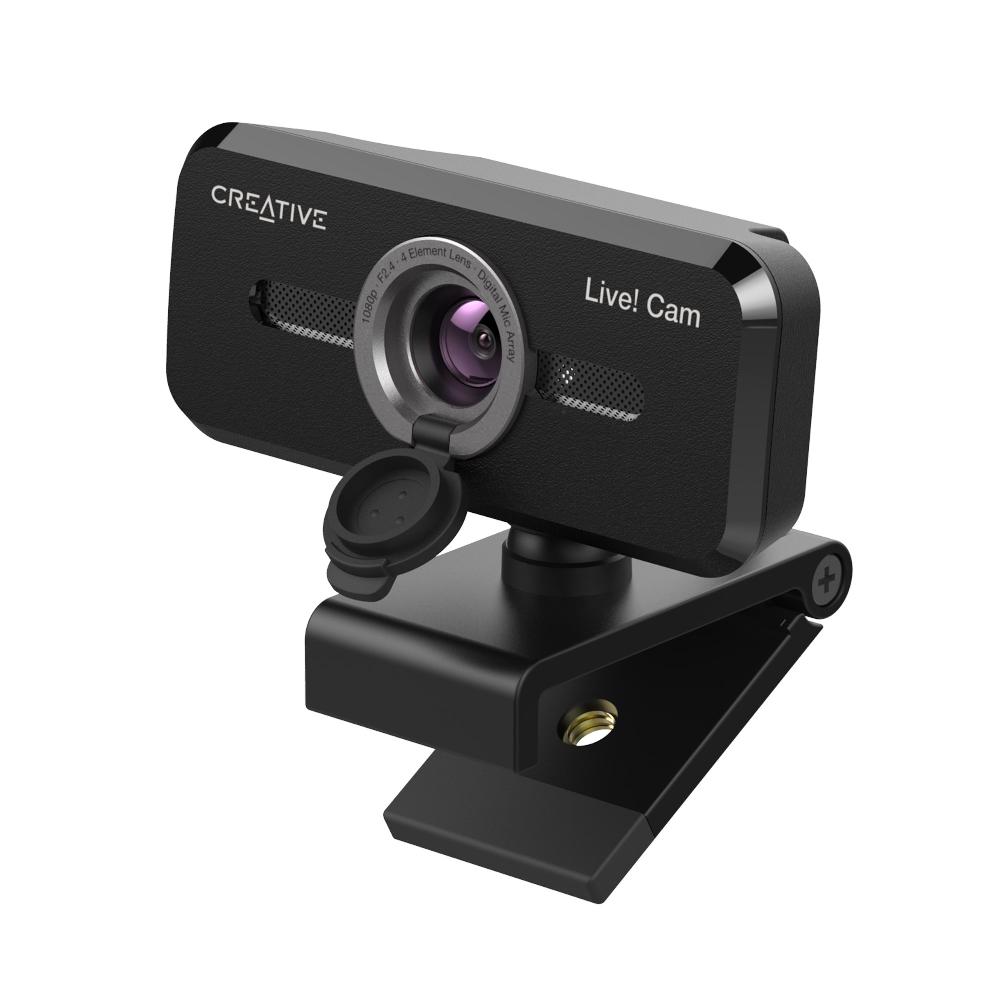 Creative Live Cam Sync 1080p V2 Webcam full HD con disattivazione automatica del microfono e cancellazione del rumore per le videochiamate Negozi Online