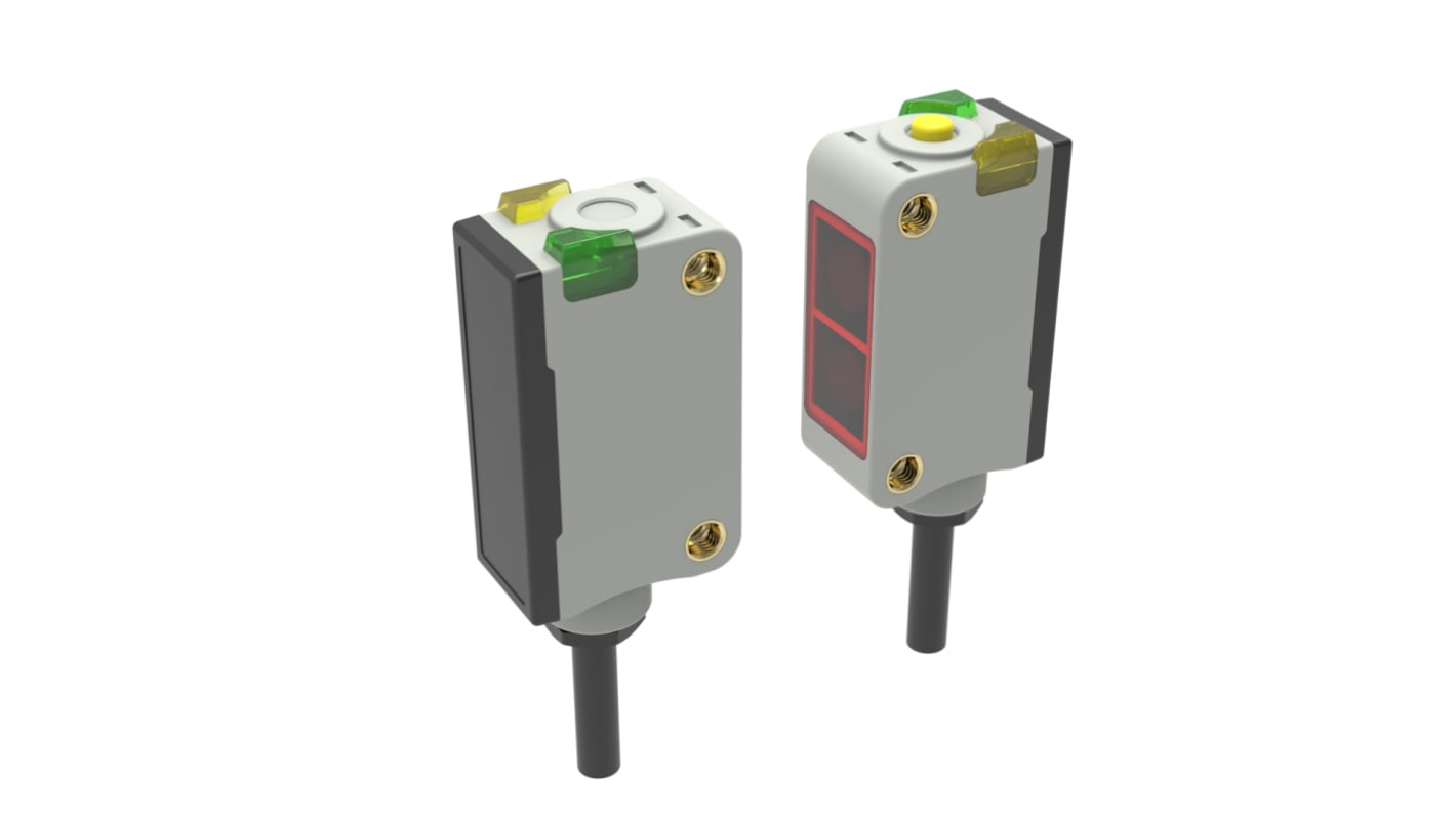 Rs-Online Sensore fotoelettrico Rettangolare RS PRO a fascio passante rilevamento 5 m uscita PNP NONC