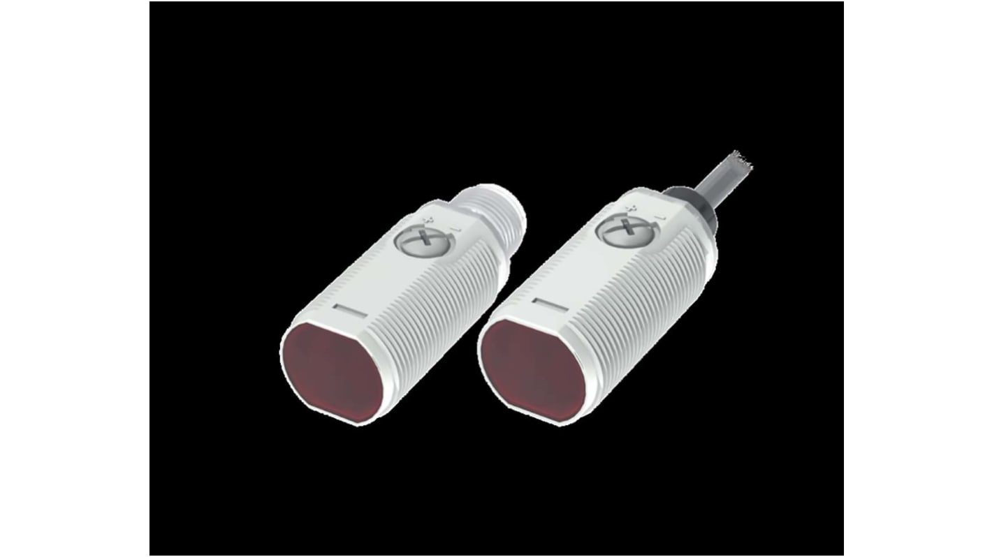 Rs-Online Sensore fotoelettrico Cilindrico RS PRO a retroriflessione polarizzata rilevamento 3 m uscita PNP NONC