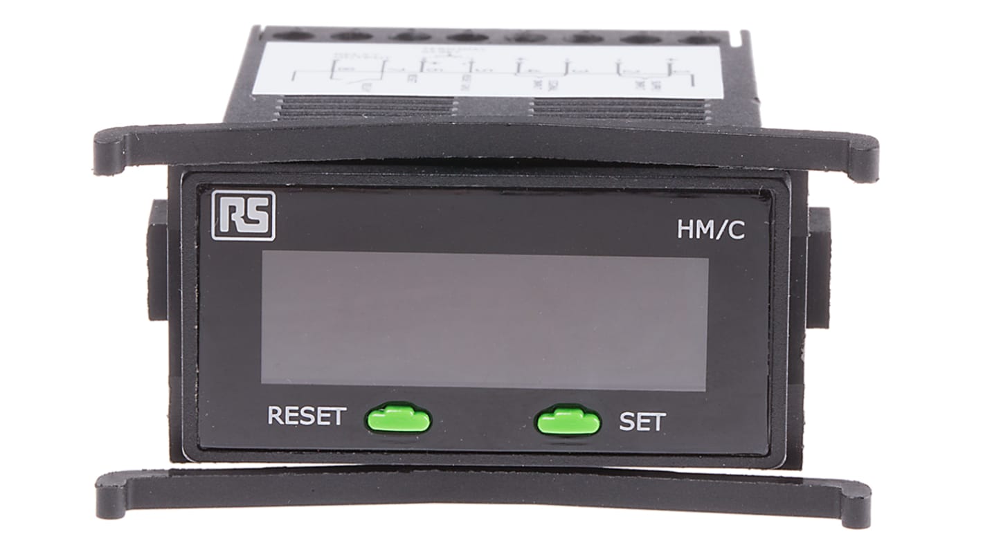 Rs-Online Contatore elettronico RS PRO Ore Minuti Secondi 40Hz display LCD 7 cifre 9 → 30 V c.c
