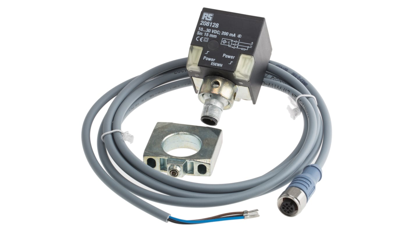 Rs-Online Sensore di prossimità a parallelepipedo RS PRO M12 rilevamento 15 mm 10 → 30 V c.c Discount Store per i nuovi prodotti