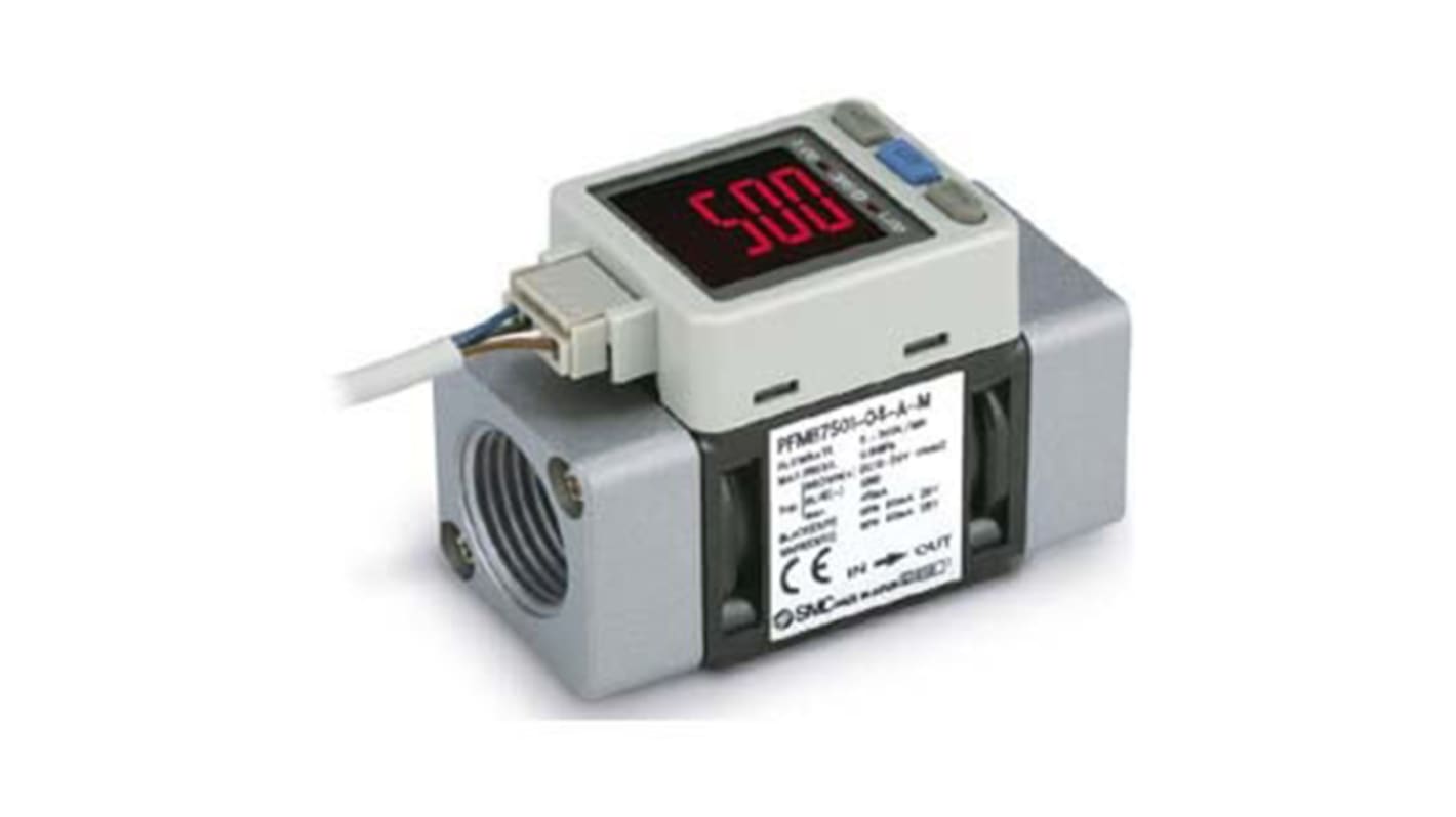 Rs-Online Interruttore di flusso SMC per Aria secca gas flusso 5 l/min → 500 L/min Offerta San Valentino