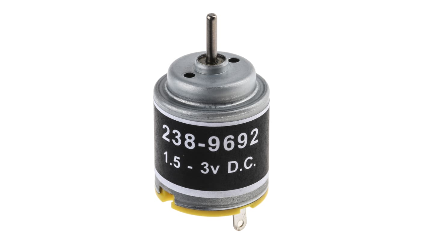 Rs-Online Motore c.c. RS PRO 1 5 → 3 V c.c. 1 21 W 8200 14000 giri/min Soddisfazione Garantita