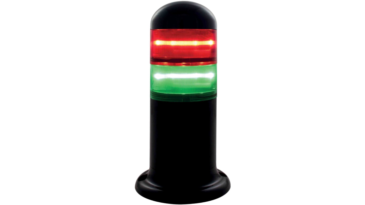 Rs-Online Torretta di segnalazione RS PRO 120 240 V ca LED lenti Rosso/Verde Economico