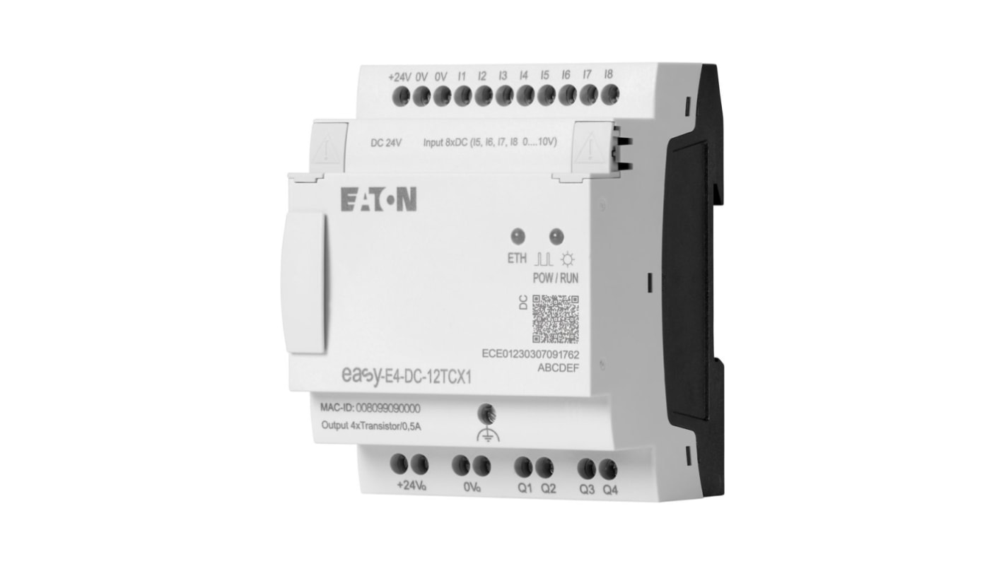 Rs-Online Modulo logico Eaton EasyE4 ingressi: 4 (analogico) 8 (digitale) uscite: 4 24 V Latest stili