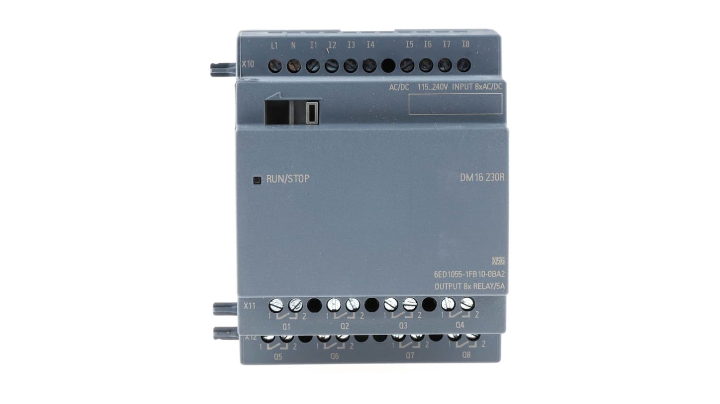 Rs-Online Modulo I/O Siemens LOGO ingressi: 8 uscite: 8 Ultimo giorno