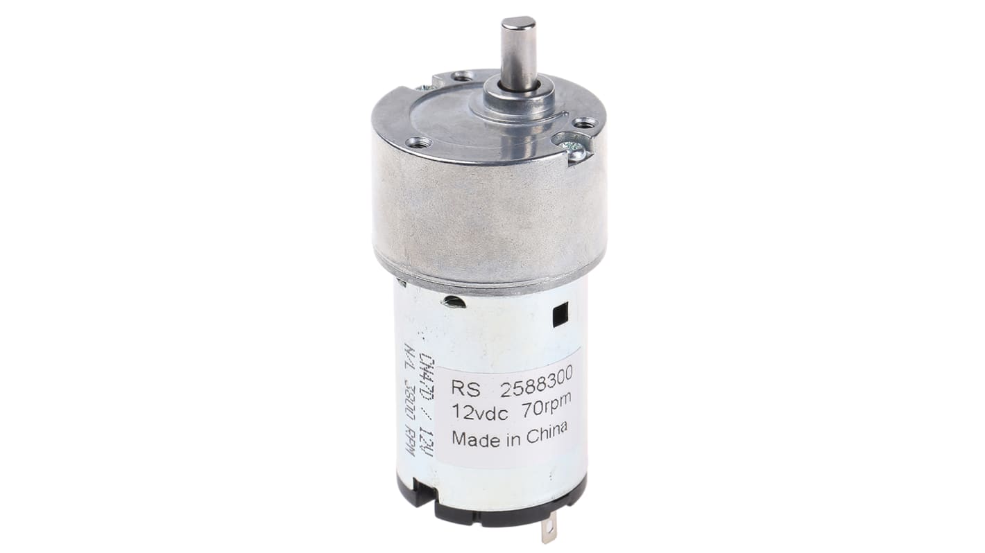 Rs-Online Motoriduttore RS PRO 12 V c.c. 70 giri/min