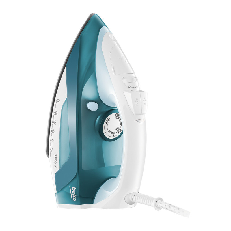 Beko SIM4123T Ferro a vapore Piastra in Ceramica 2300 W Verde Bianco Italy