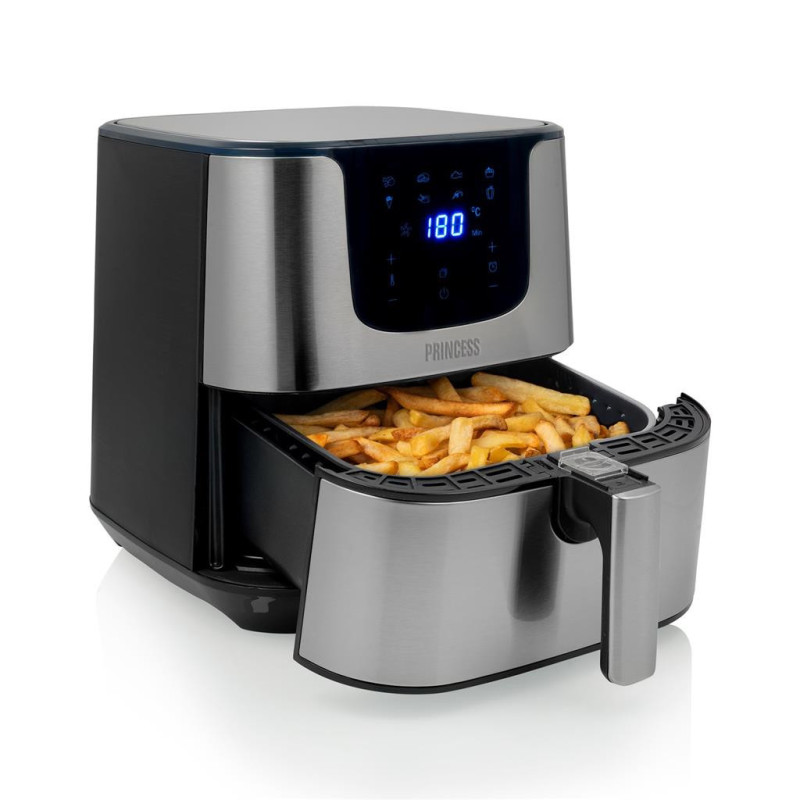 Princess 182060 Singolo 5 5 L Indipendente 1700 W Friggitrice ad aria calda Argento