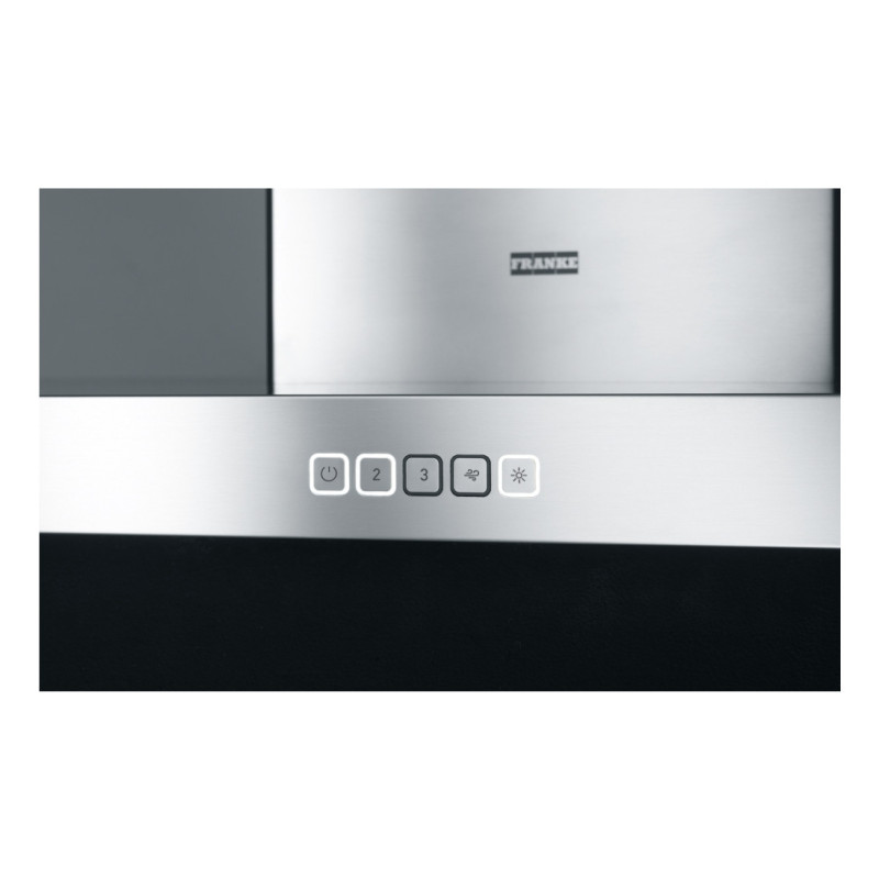 Franke TALE 915 W BK Cappa aspirante a parete Nero 450 m³/h A++ Nuovo