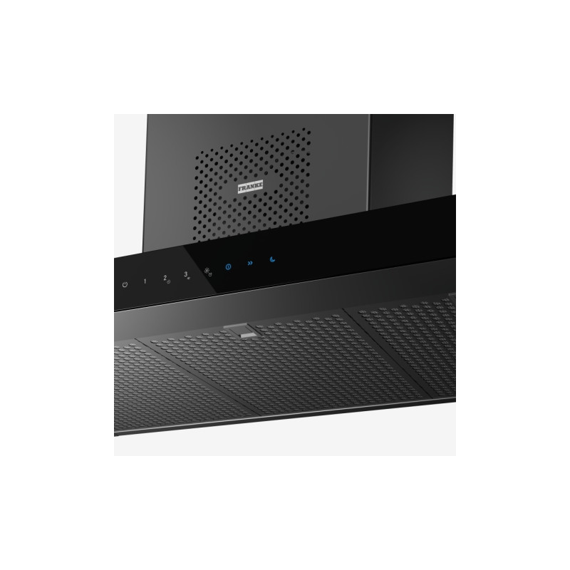 Franke FTMYAHBKMATTF90 Cappa aspirante a parete Nero 580 m³/h A Pezzi Unici
