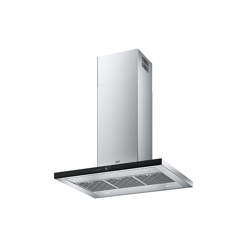 Franke T-SHAPE AVANT-SILENCE FTLN I H45 X/BK GLASS A90 Cappa aspirante a isola Nero Acciaio inox 750 m³/h A+ Soddisfazione Garantita
