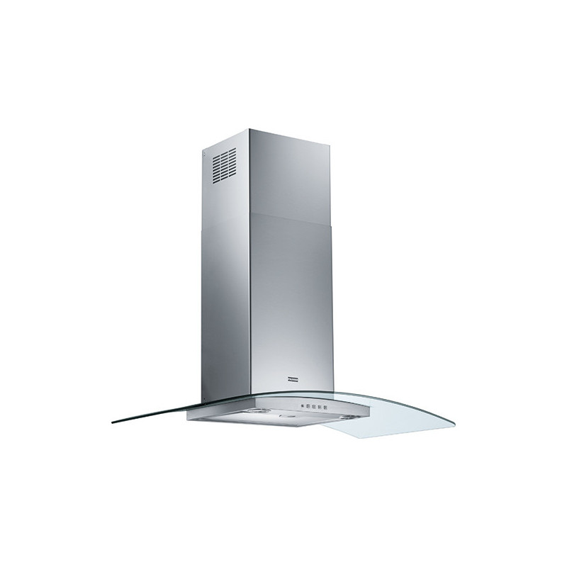 Franke T-Glass Curved FGC 925 XS NP Cappa aspirante a parete Acciaio inox 700 m³/h B In Linea