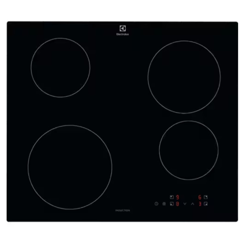 Electrolux Serie 300 EIB60424CK Nero Da incasso 60 cm Piano cottura a induzione 4 Fornello(i) Nuovo