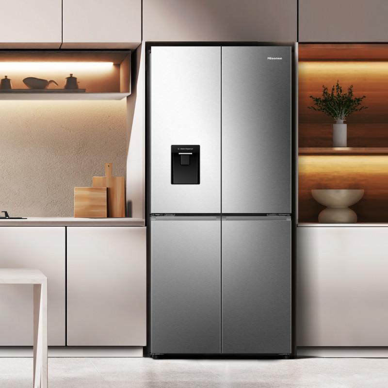Hisense RQ5P470SMIE frigorifero con congelatore 482 L E Argento Acciaio inox Hotsell