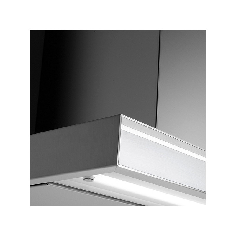 Falmec Lumina NRS Cappa aspirante a parete Nero Acciaio inox 800 m³/h B Nuovo