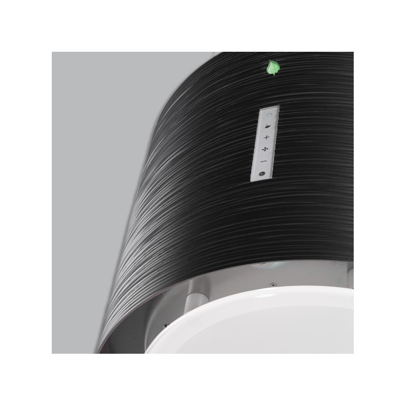 Falmec Twister E.ion Cappa aspirante a isola Nero 450 m³/h Soddisfazione Garantita