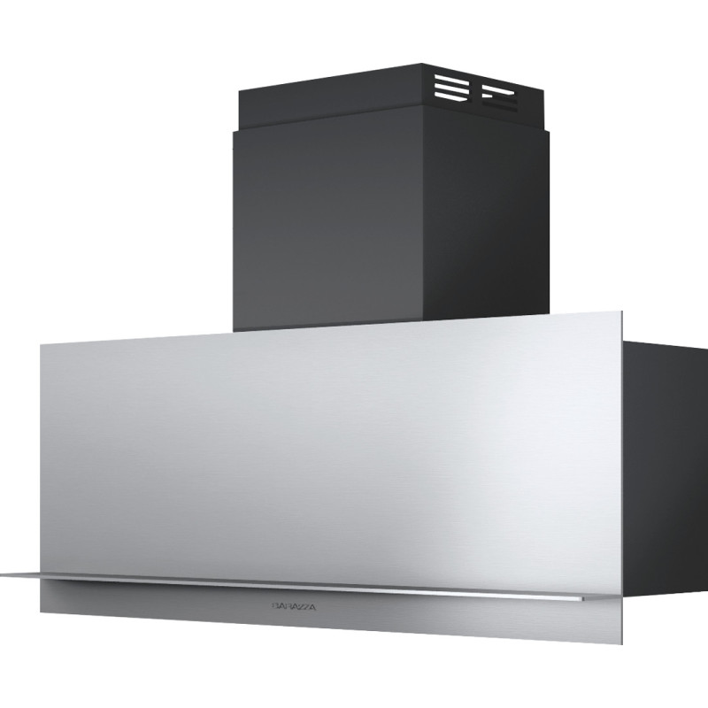 Barazza 1KMDP9 cappa aspirante Cappa aspirante a parete Nero Acciaio inox 800 m³/h A Online