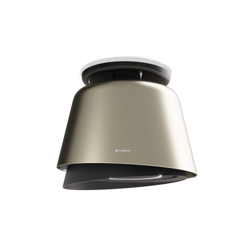 FABER S.p.A. Belle Plus Gold/W.DG Matt Cappa aspirante a isola Oro 610 m³/h Vendita Calda