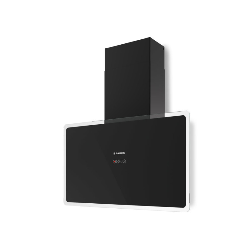 FABER S.p.A. Glam Fit 80 BK Cappa aspirante a parete Nero 570 m³/h Negozio