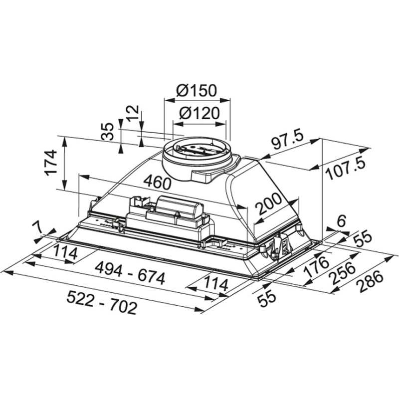 Franke FBI 705 XS HCS Soddisfazione Garantita
