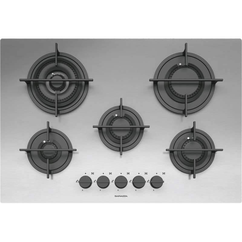 Barazza 1PMD70 piano cottura Acciaio inox Da incasso 75 cm Gas 5 Fornello(i) Enormi risparmi