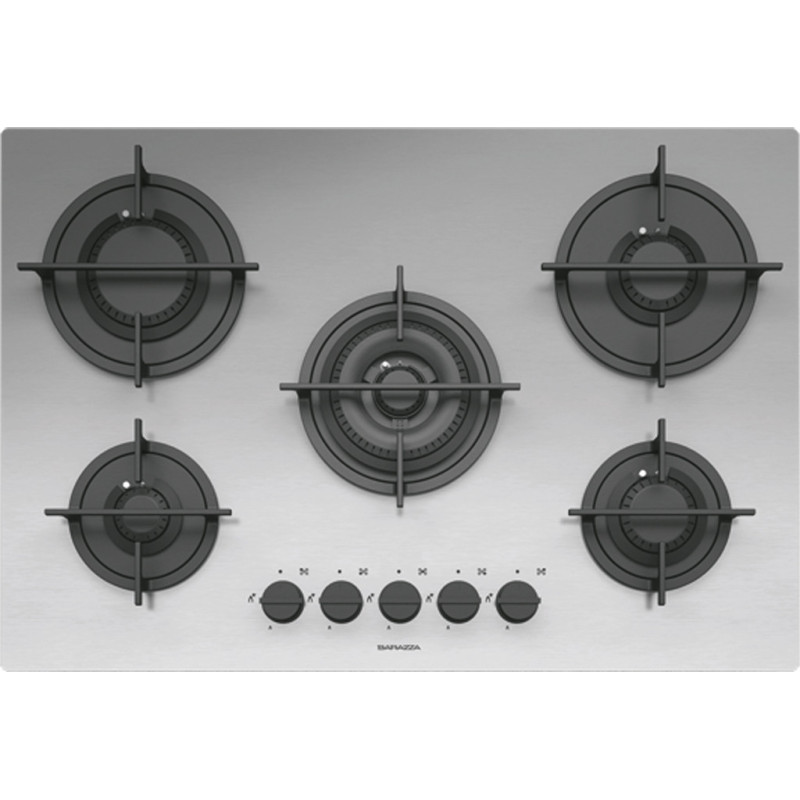 Barazza 1PMD75 piano cottura Acciaio inox Da incasso 75 cm Gas 5 Fornello(i) Sconti VIP