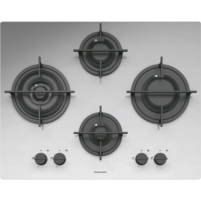 Barazza 1PMD64 piano cottura Acciaio inox Da incasso 65 cm Gas 4 Fornello(i) Prezzo basso